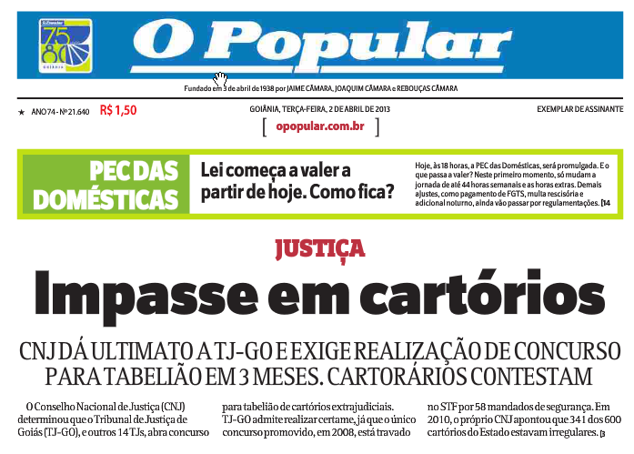 Jornal O Popular (Goiania GO)