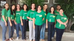 Dezenas de trabalhadores de Porangatu, no Norte goiano, apoiam ato em prol do projeto de valorização vencimental