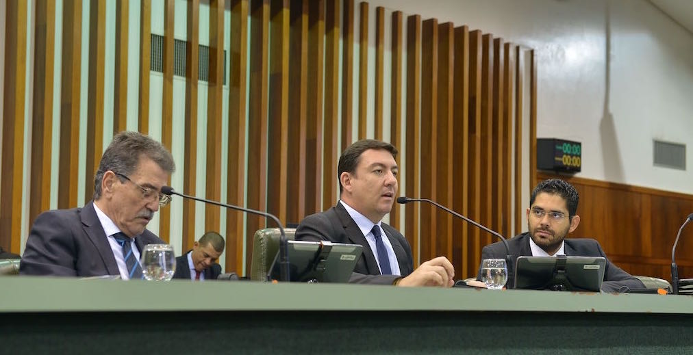 Plenário da Alego, hoje. Foto: Sérgio Rocha