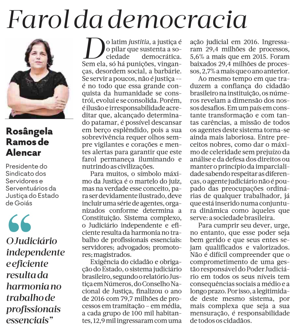 artigo rosangela alencar