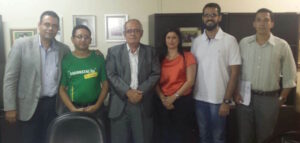 Presidente Fábio Queiroz participou da reunião de hoje