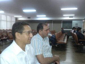 Fábio Queiroz e Fabrício Duarte acompanharam sessão da Corte Especial