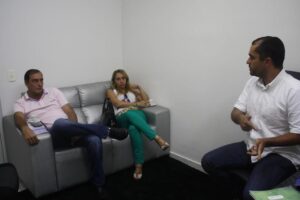 Vice-presidente do SINDJUSTIÇA, Fabrício Duarte acompanhou reunião com delegado sindical em Rio Verde