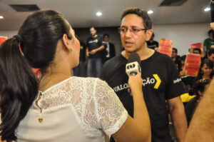 Presidente Fábio Queiroz concedeu entrevista a diversos veículos de comunicação