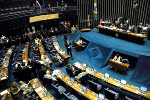 Plenário do Senado, em Brasília