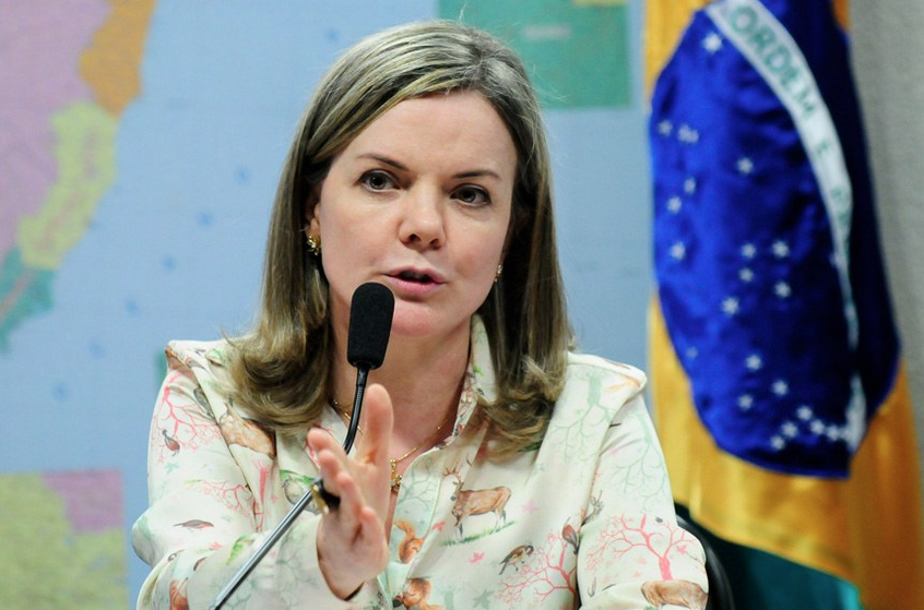 Senadora Gleisi Hoffmann (PT-PR). Foto: Marcos Oliveira/Agência Senado