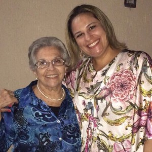 Geraldina Ferreira e a filha Ana Paula: gerações de mulheres servidoras do TJ de Goiás